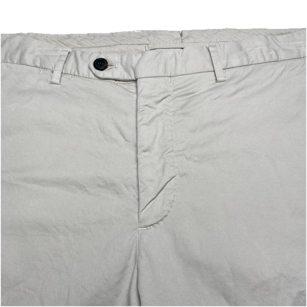 Suitsupply Pants (36x30) Tessuti Di Sondrio Cotton Stretch Beige Flat Front